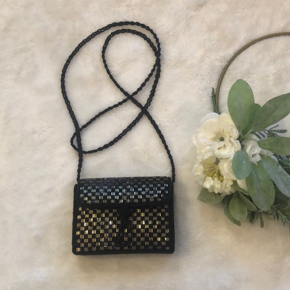 Handbags - Cute Beaded Little Evening Purse and Lipstick Case